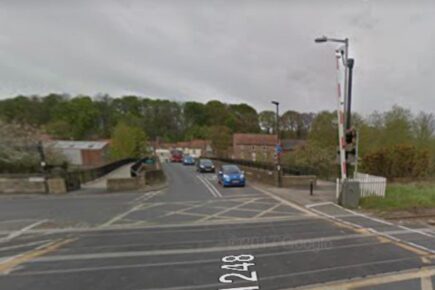 Police appeal for information after reports of a disturbance on this bridge in Malton and Norton