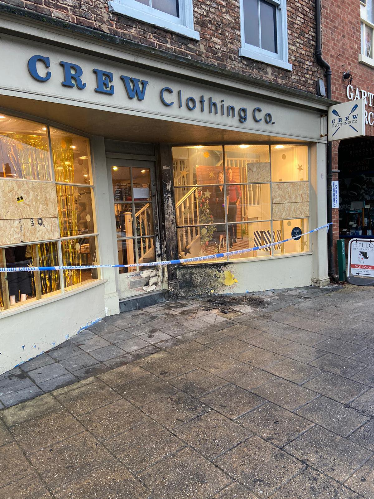 Vandals set fire to shops in Northallerton – Two teenagers arrested