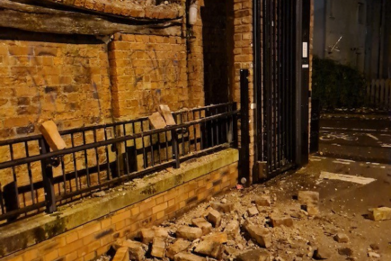York station exit set to reopen after a wall fell down