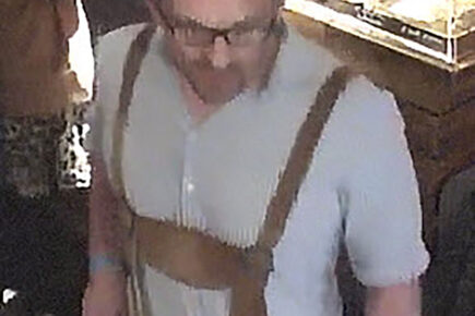 CCTV appeal: Police need to speak to a man wearing lederhosen