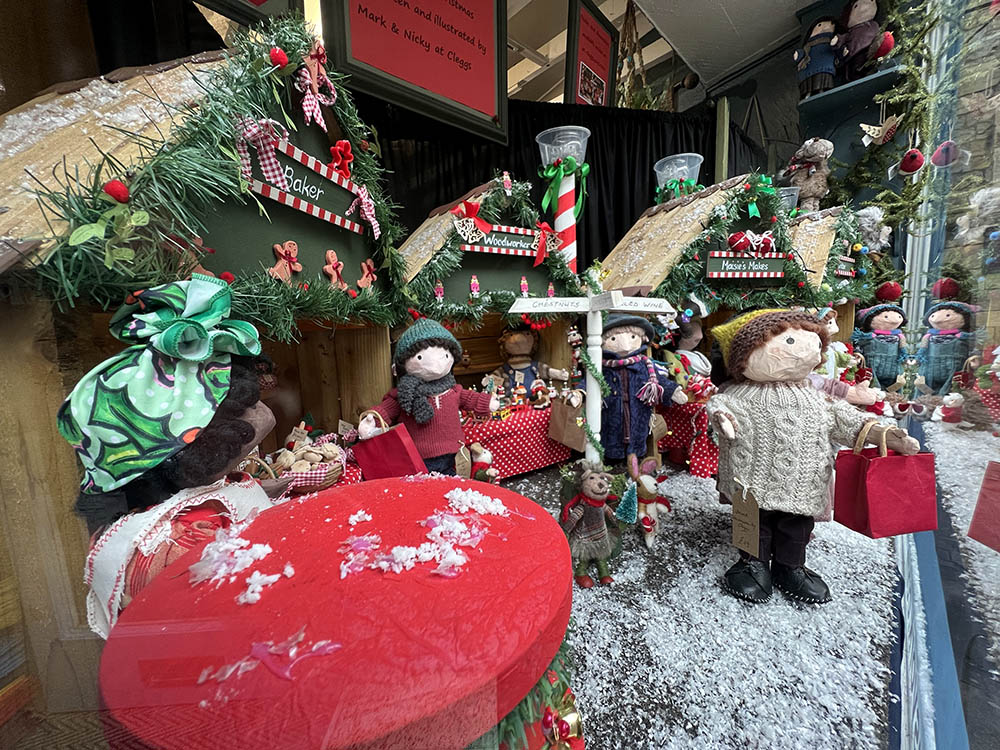York shop creates magical window display to bring Christmas book to life