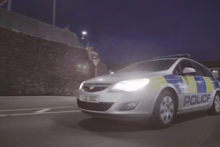 Motorbike rider injured in A59 collision
