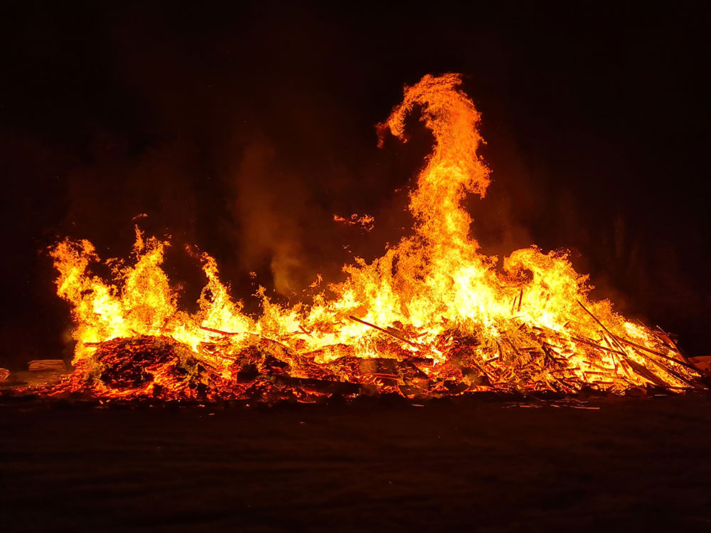 Great picture of ‘fire dragon’ captured at York Bonfire Night