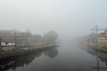Yellow warning for fog in York and North Yorkshire