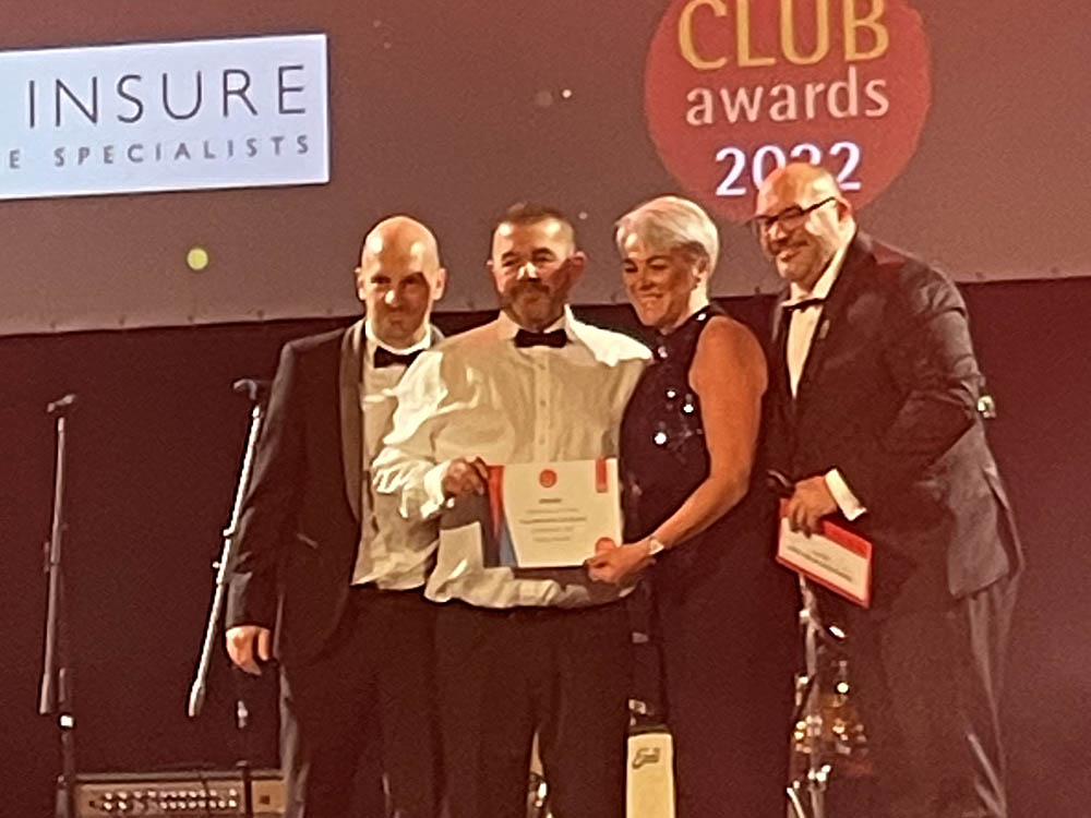 York Sports Club scoop prestigious award