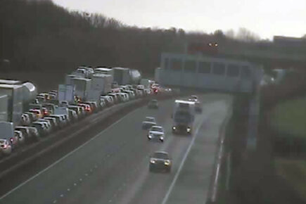Updated: A1(M) in North Yorkshire reopens after crash causes five miles of tailbacks