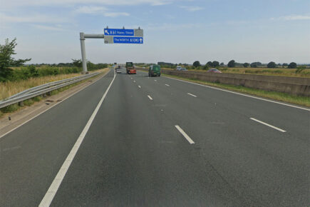 Car crashes into a ditch and is then ‘set on fire’ – Police search for driver