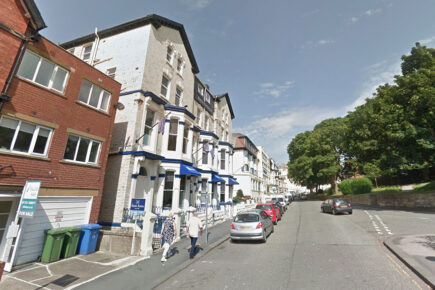 Firefighters tackle blaze in derelict Scarborough hotel
