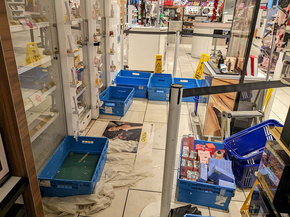 ‘Drainage problem’ sees foul water leaking onto the floor of York shop