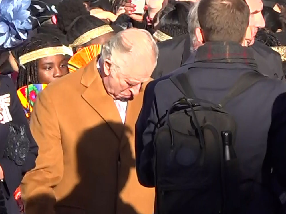 Man arrested after another egg allegedly thrown at the King – this time in Luton
