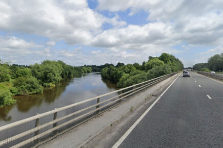 Emergency services called after man enters the River Ouse by the A64