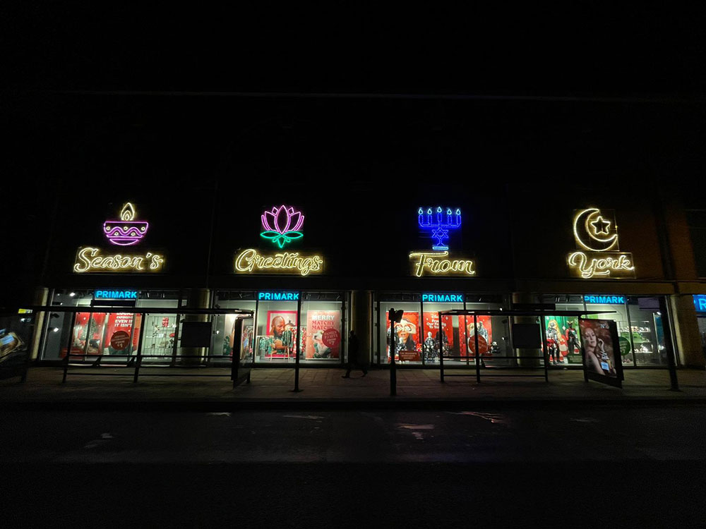 York’s newest winter lights send out a warm and welcoming message