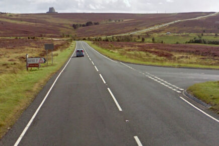 Two people seriously injured and road closed after crash at North Yorkshire beauty spot