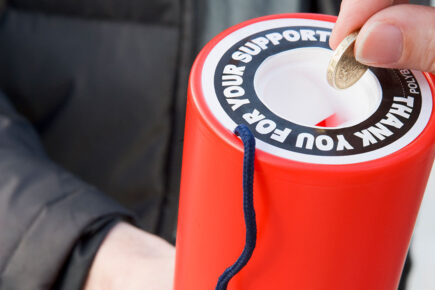 Thieves break into restaurant and steal charity collection box