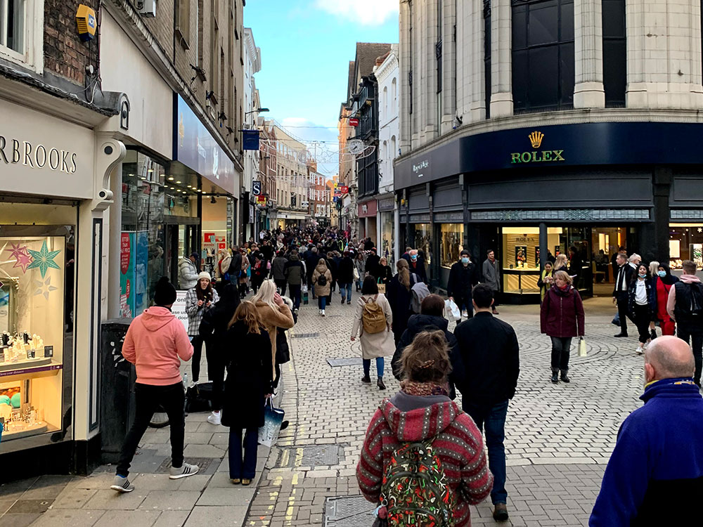 This is why part of Coney Street was cordoned off on Saturday