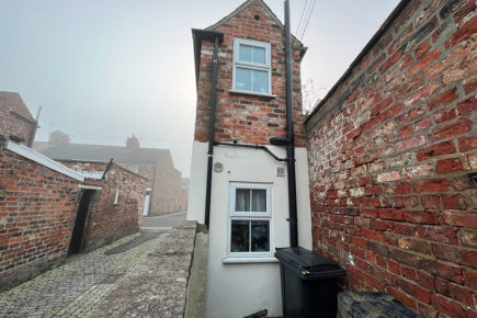 Unusual York ‘alleyway home’ goes on sale for £200K