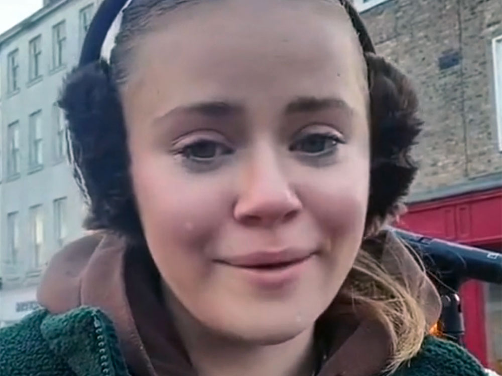 Watch: ‘I’m crying’: York busker in tears after man’s poignant response to her song