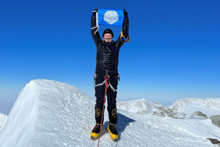York’s Steve is on a new high – as he conquers Antarctic mountain