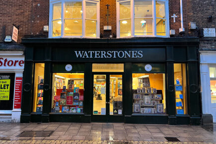 This was the queue at York Waterstones as it opened early to sell Prince Harry’s book