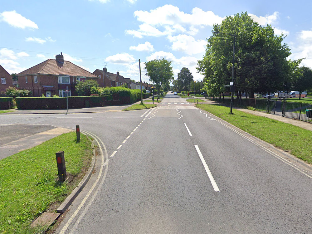 Argument breaks out after car and motorbike crash in York