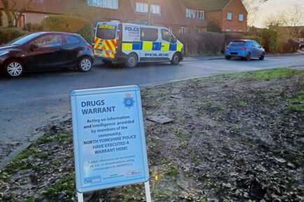 Four arrested after police drugs raid in York
