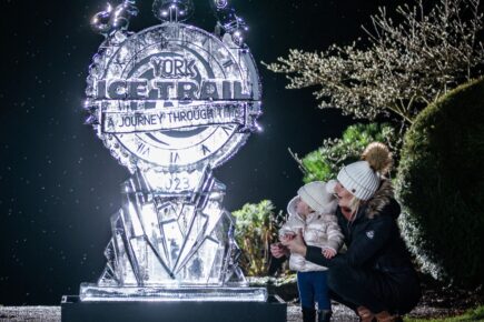 York Ice Trail is back! Travel through time with over 30 dazzling ice sculptures