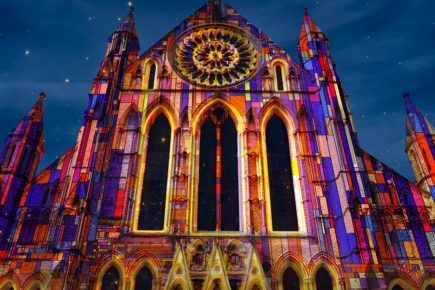 York Minster as you’ve never seen it! Dazzling light projection to animate ancient building