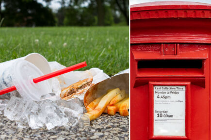 Angry villager takes revenge on litterbug – by posting the rubbish back to him!