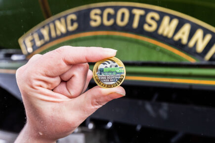 ‘Live for the journey!’ Flying Scotsman £2 coin launched with the National Railway Museum