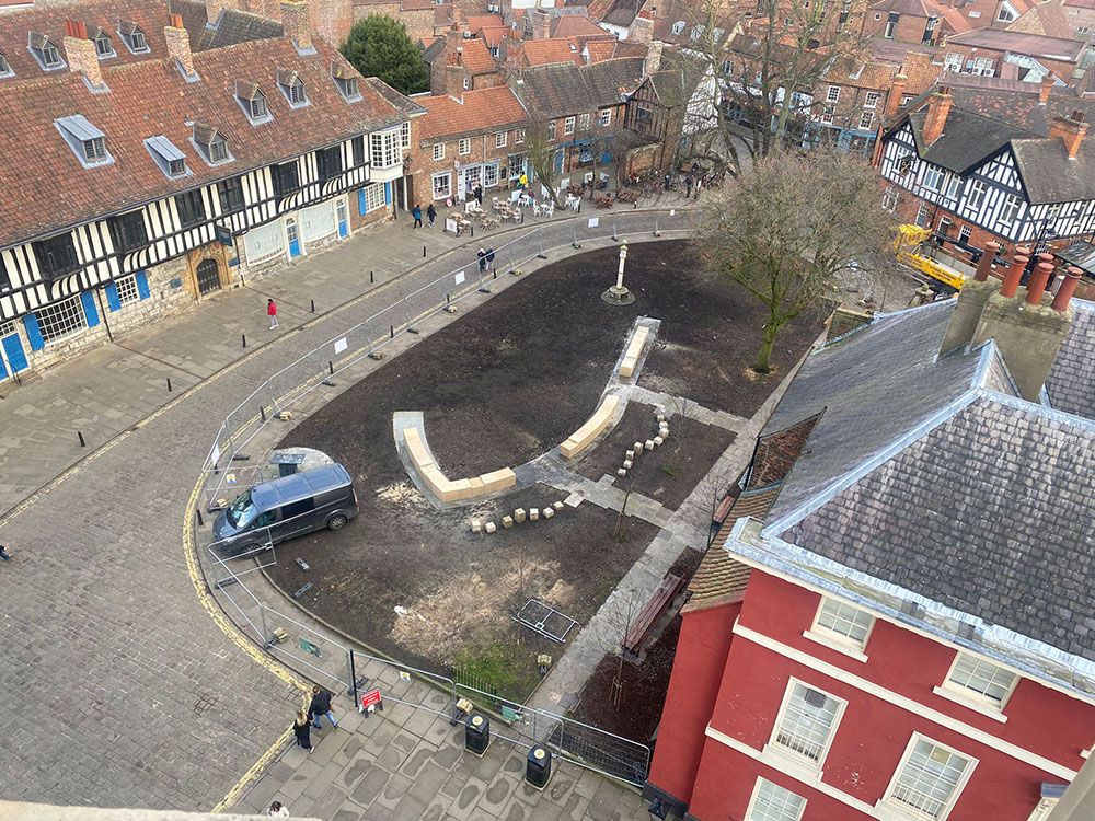 New park in York to open soon, complete with cherry trees, seating and play features