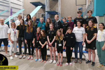 More than 400 youngsters compete in swimming festival