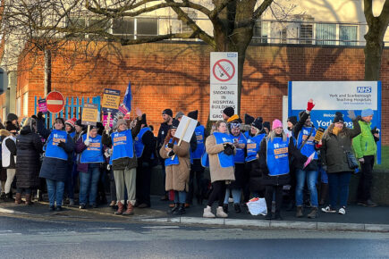 New NHS strike announced: Nurses from York Hospital A&E to join 48-hour walkout