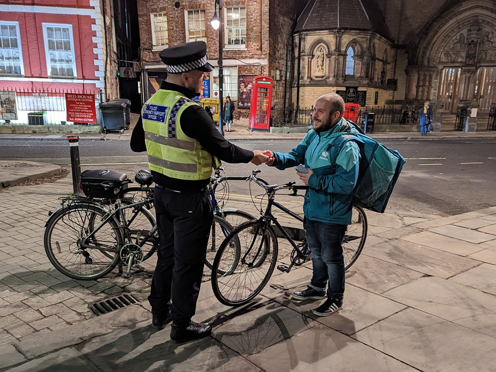 Police crackdown finds ‘vast majority’ of York cyclists riding safely and with lights