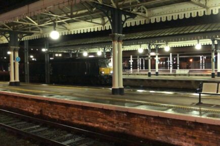 Watch: UK’s longest passenger train makes a rare appearance in York