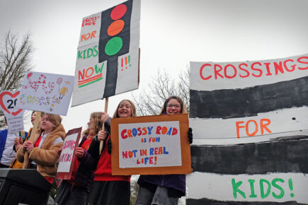 ‘Enough is enough’: Parents, children and teachers hold protest outside York school