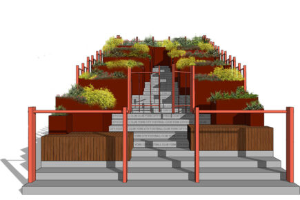 Revealed: How original York City FC terraces will look at Bootham Crescent housing estate
