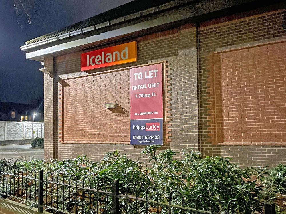 Lease for York supermarket goes on the market – but it is still trading