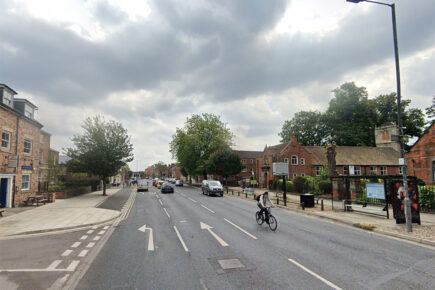 Police hunt hit and run driver after pedestrian struck by car on York road