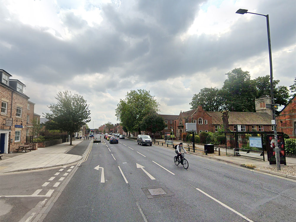 Police hunt hit and run driver after pedestrian struck by car on York road