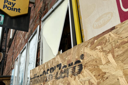 York shop hit by car boarded up as police reveal more details