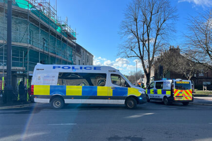 Updated: Serious collision between car and a pedestrian – One person taken to hospital