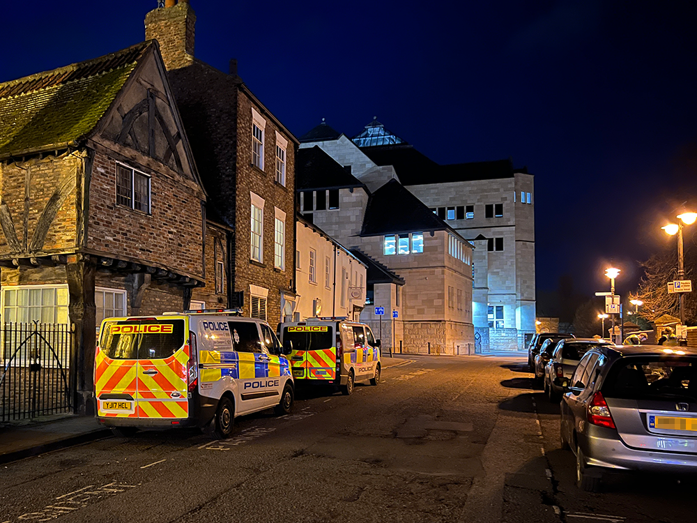 York bridge closed and buildings evacuated