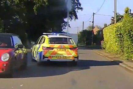 Watch: Raiders ram police cars during high speed pursuit through Ryedale villages