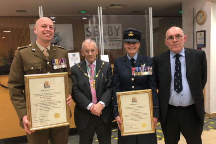 War heroes honoured as Selby grants its second ever Freedom of the District