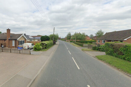 Car and cyclist collide in North Yorkshire village