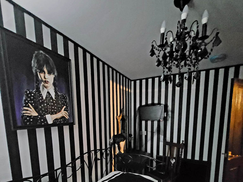 Inside the extraordinary Wednesday Addams Airbnb just opened in York – 14 pictures