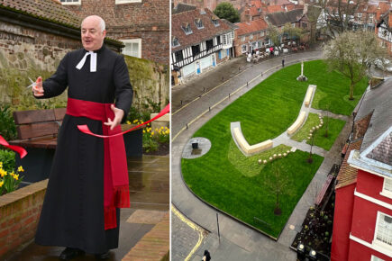 Watch: New pocket park opens next to York Minster after ‘spectacular makeover’