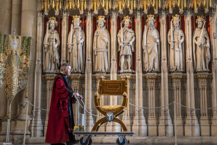 Ancient ‘coronation chair’ goes on display as York Minster showcases royal treasures