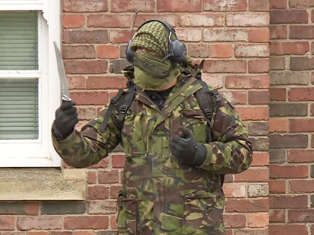 Watch: Knife wielding ‘terrorist’ challenged by armed police in major simulation exercise in York