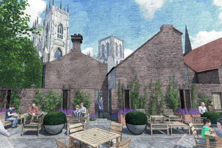 This stunning garden in the shadow of York Minster is part of a new city centre plan